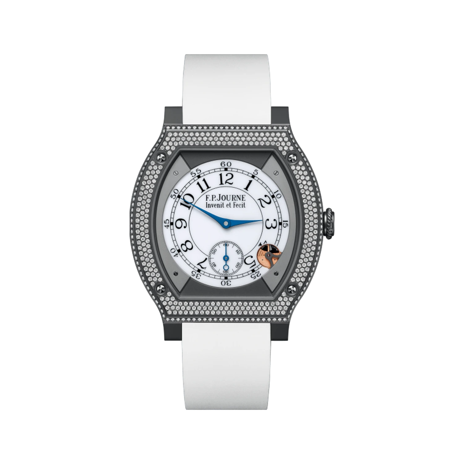 élégante 48 mm Titalyt® Set With Diamonds - Ref. ELHT White