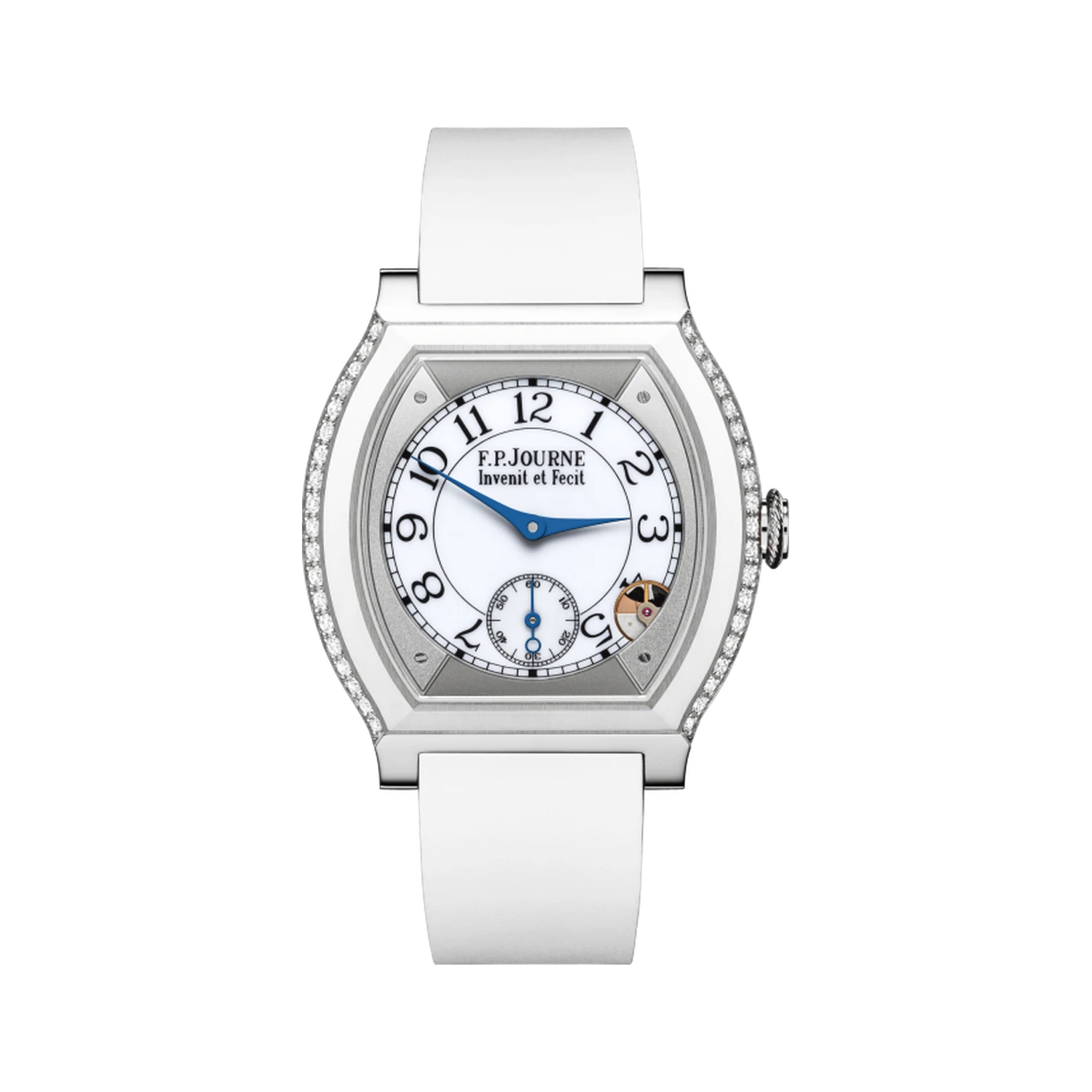 élégante 40 mm Titanium With Inserts And 2 Rows Of Diamonds - Ref. ELT