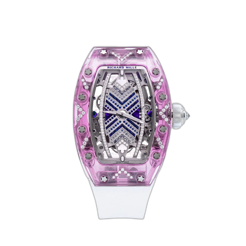 RM07-02 Red Sapphire Blue Sapphire & Diamond