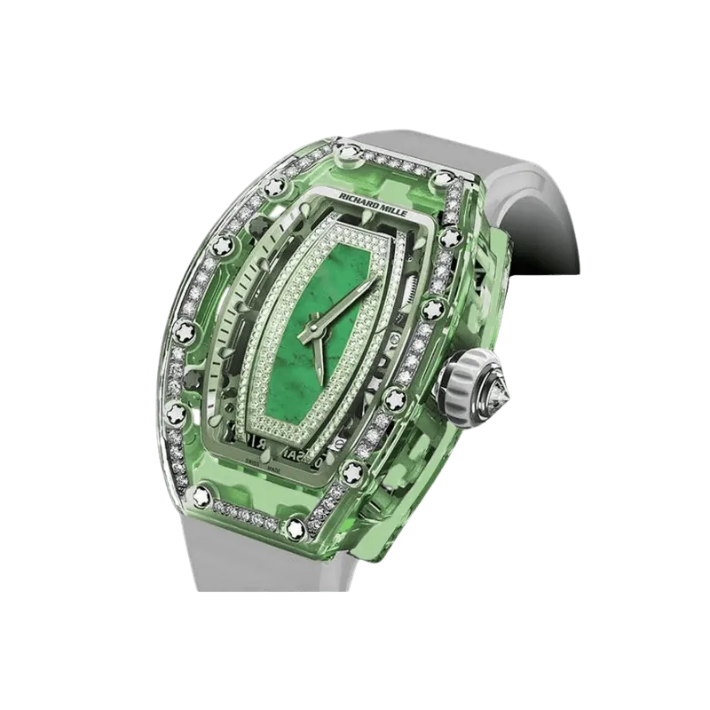 RM07-02 Green Sapphire One Row